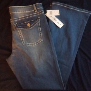 Madden Girl Medium Blue Wash Bootcut Denim Jeans